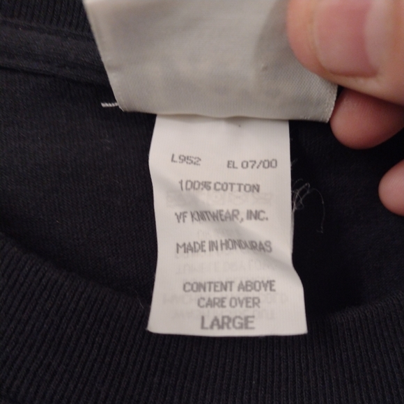 Lee Sport Tag . 2000 MLB Subway Series World Series 2000 Black Men's Size Xtra L - Picture 4 of 12